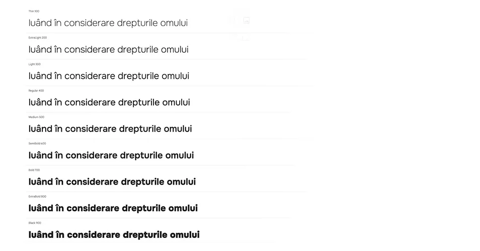Onest: молдавский шрифт теперь в Google Fonts