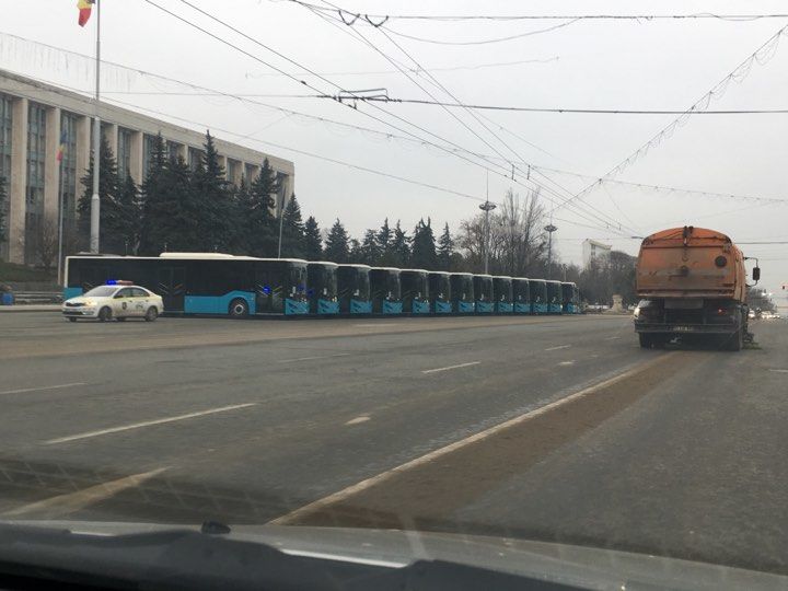 Новые автобусы Isuzu прибыли в Кишинев