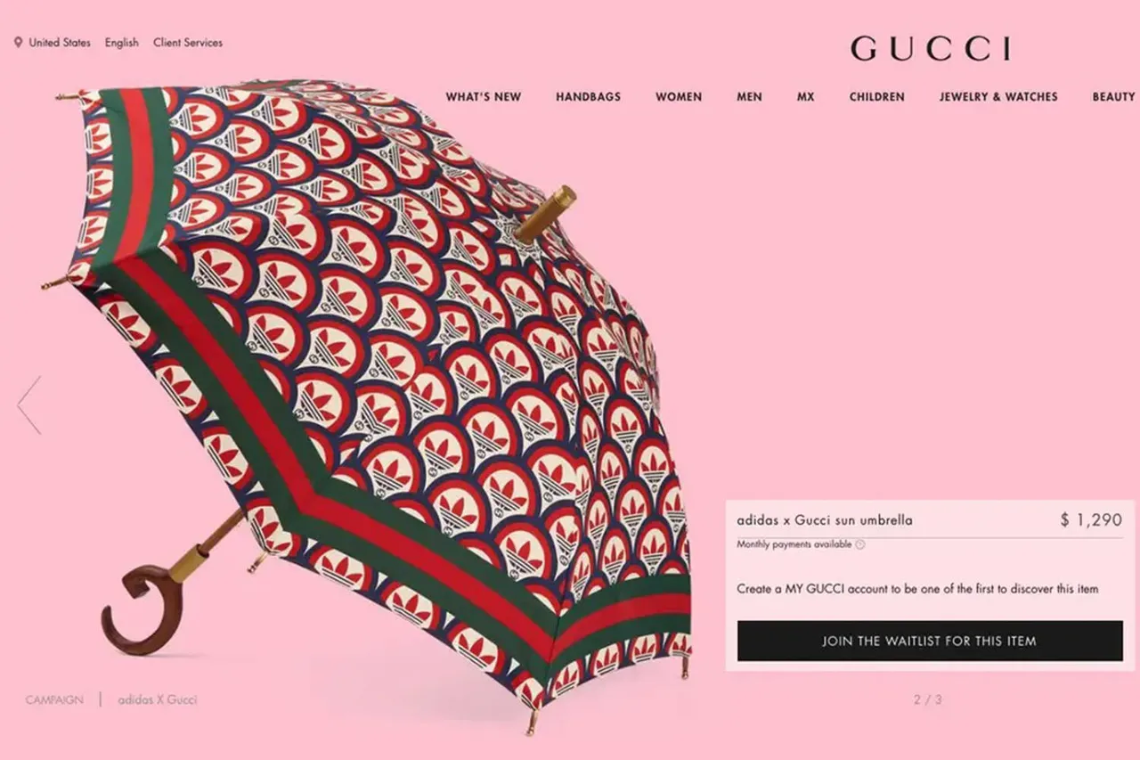 В Китае возмущены, что Gucci и Adidas продают «бесполезный» зонт за $1600