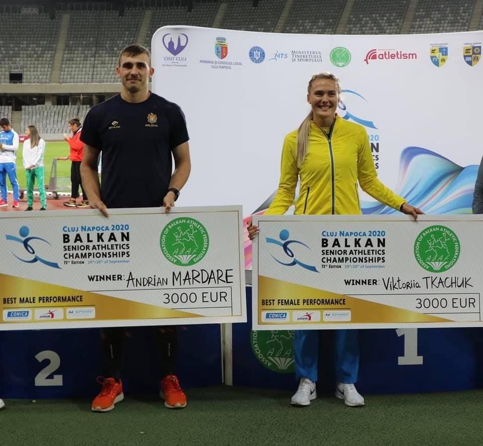 Молдавский копьеметатель завоевал золото на чемпионате Балканских стран