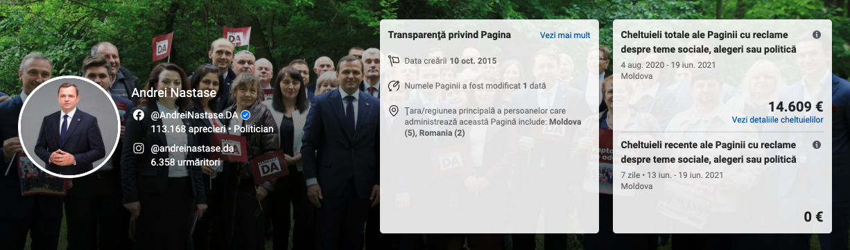 Политики Молдовы тратят десятки тысяч евро на рекламу в Facebook