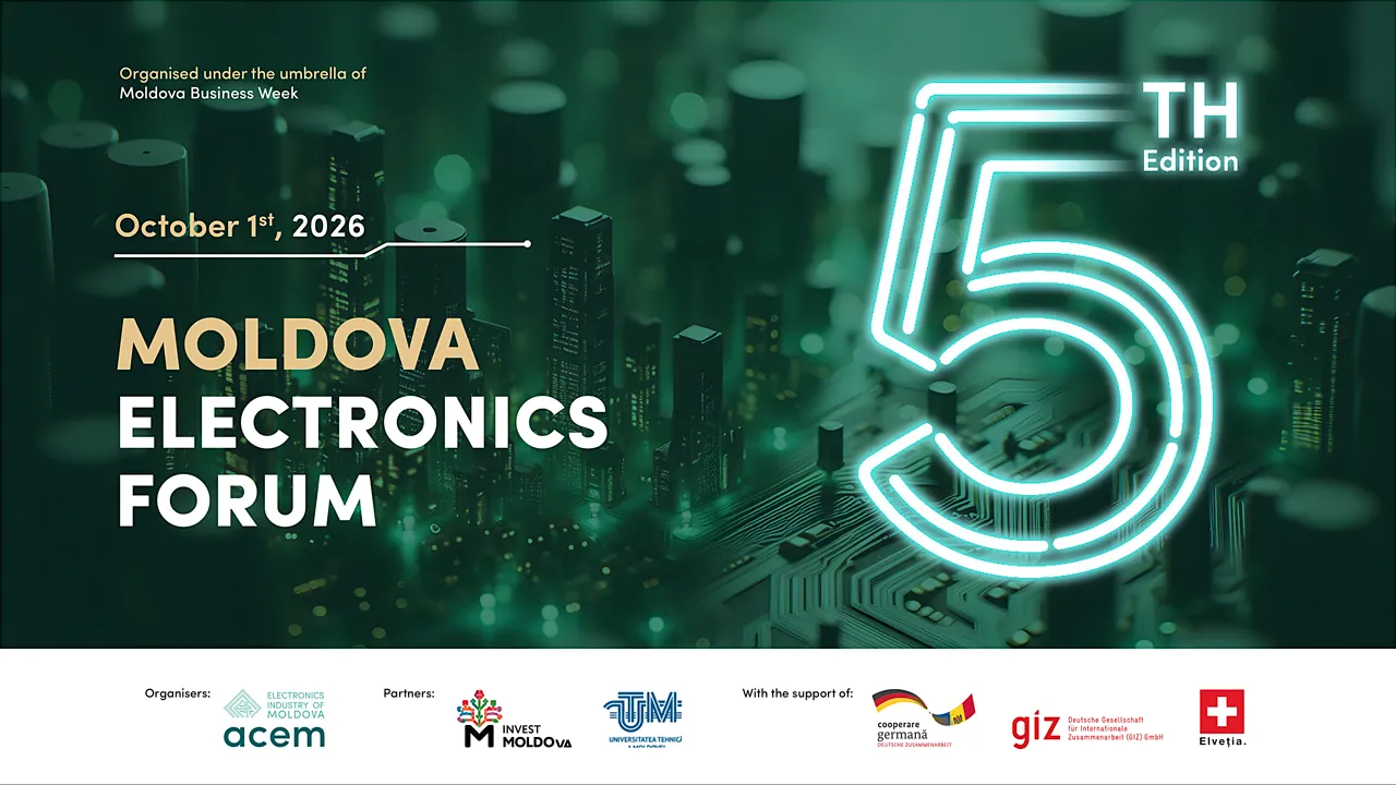 Пятый Moldova Electronics Forum соберет в Кишиневе более 100 представителей электронной промышленности