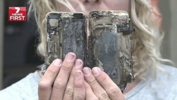 В Австралии IPhone 7 сжег автомобиль