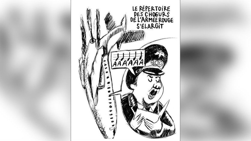 Charlie Hebdo опубликовал карикатуры на крушение Ту-154
