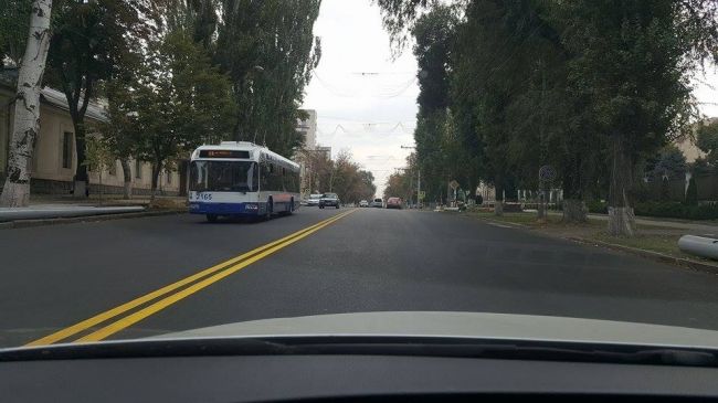 На бульваре Штефана чел Маре появилась временная разметка