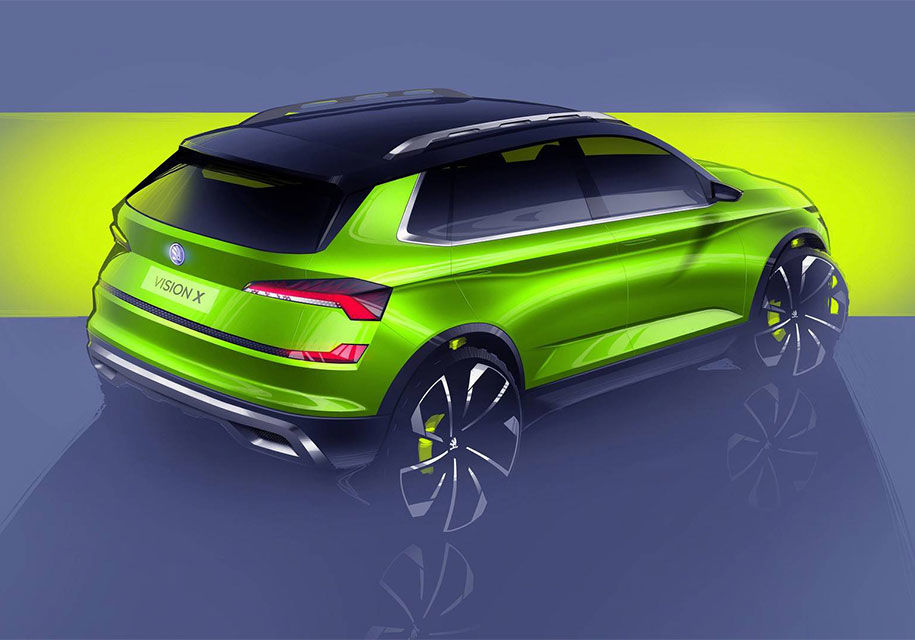 Skoda готовит кроссовер с газовым, бензиновым и электрическим двигателями