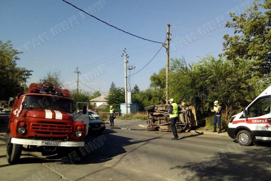 ДТП в Рыбнице: пострадал водитель УАЗа