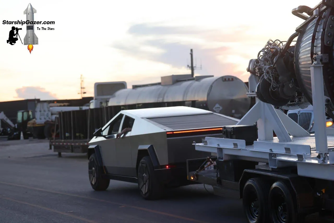 Появились кадры с Tesla Cybertruck на «Звездной базе»