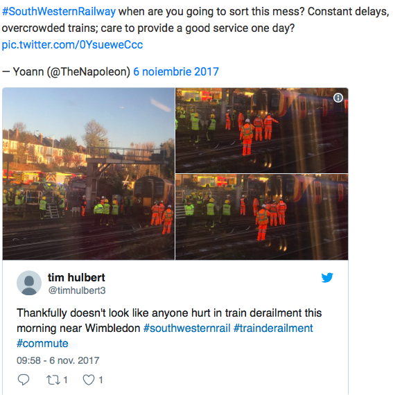 Accident feroviar în Londra. Sunt mai multe victime