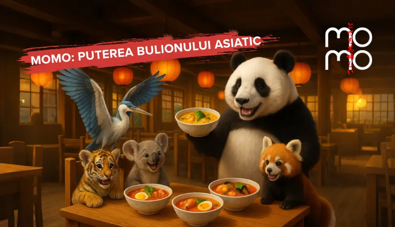 Noua colecție de supe asiatice de la Momo - 9 gusturi autentice din Japonia, Coreea și Thailanda
