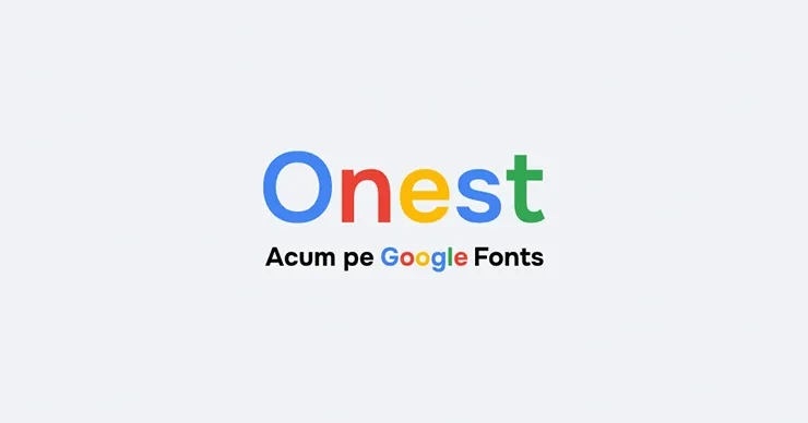 Onest: молдавский шрифт теперь в Google Fonts