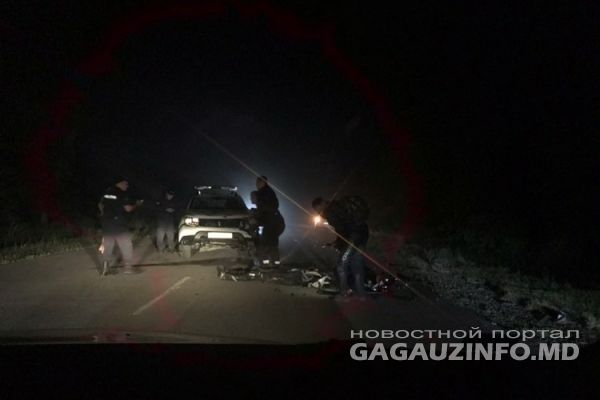 Вблизи Кирсово столкнулись машина полиции и два мотоцикла, погиб человек