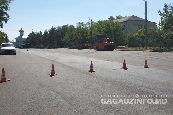 В Бешалме завершена укладка асфальта по центральной улице