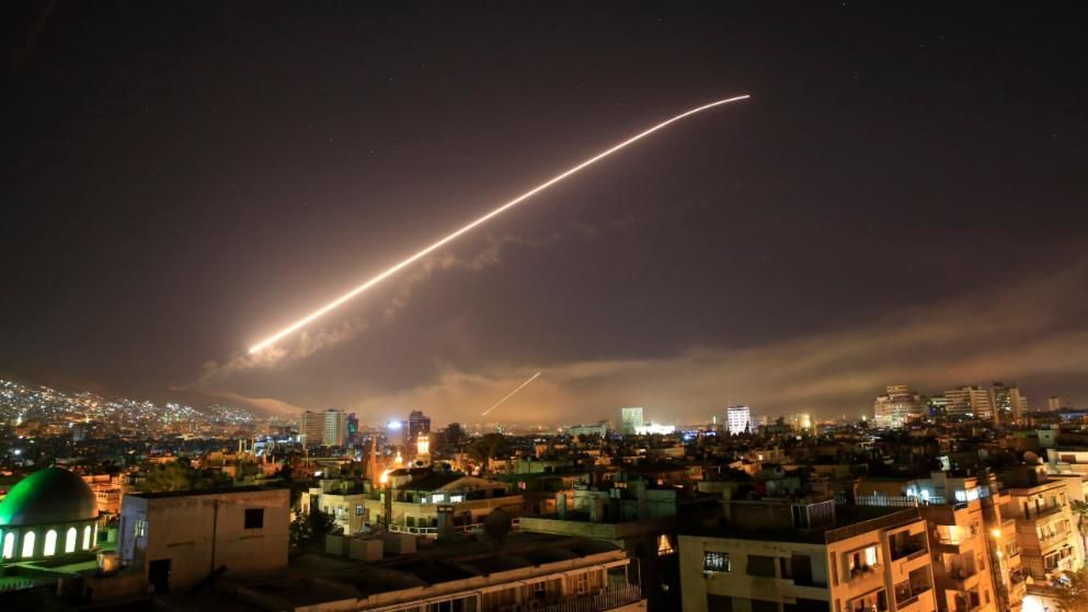 США, Великобритания и Франция ударили по Сирии