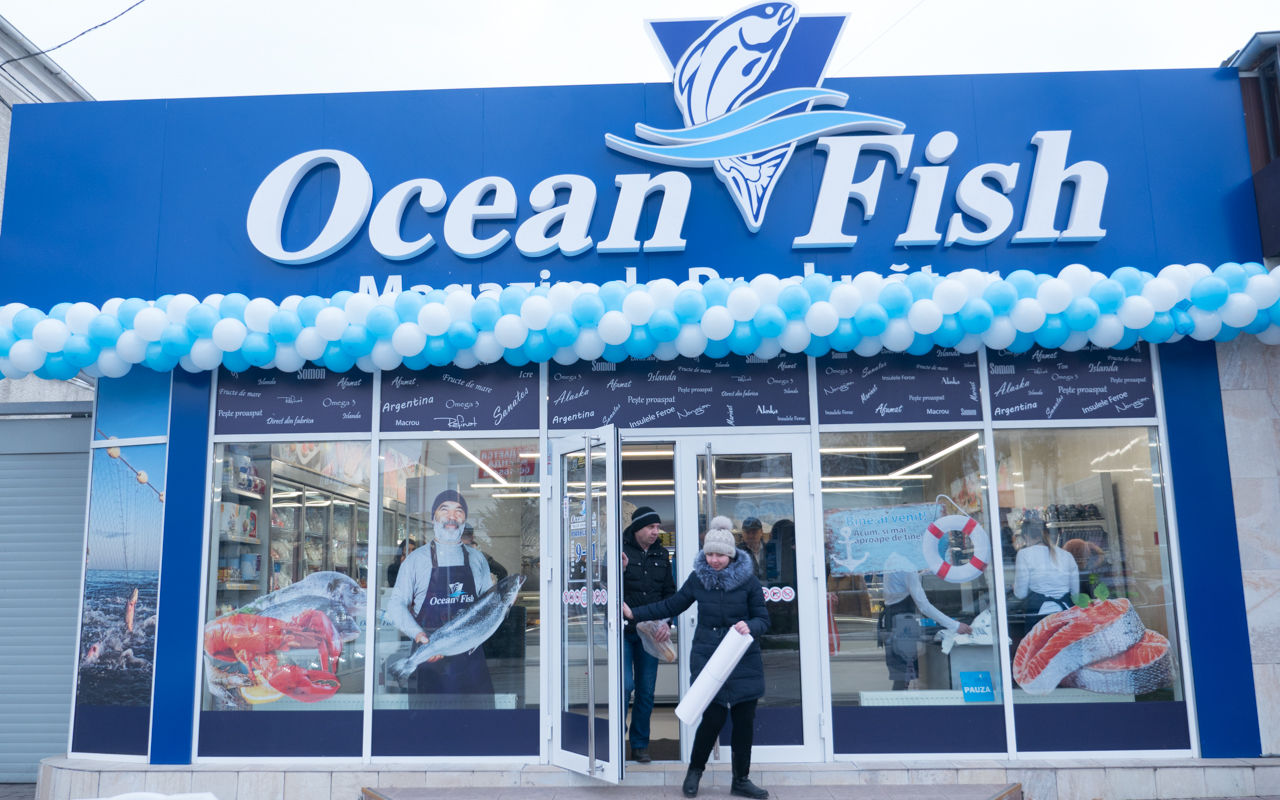 Ocean Fish aduce și la Orhei pește de calitate din toate oceanele lumii ®