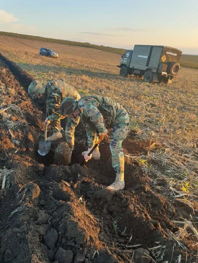 В Молдове нашли 50-килограммовую авиационную бомбу времён ВОВ