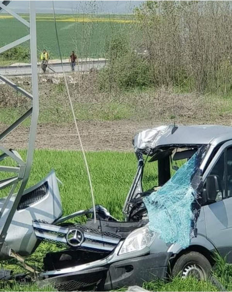 Микроавтобус из Молдовы попал в ДТП в Болгарии