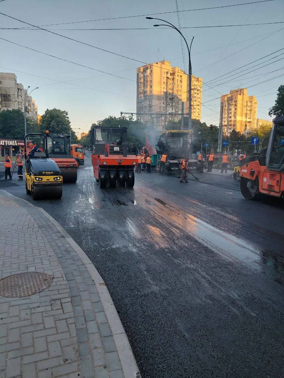 В Кишиневе завершился масштабный этап обновления улицы Буребиста