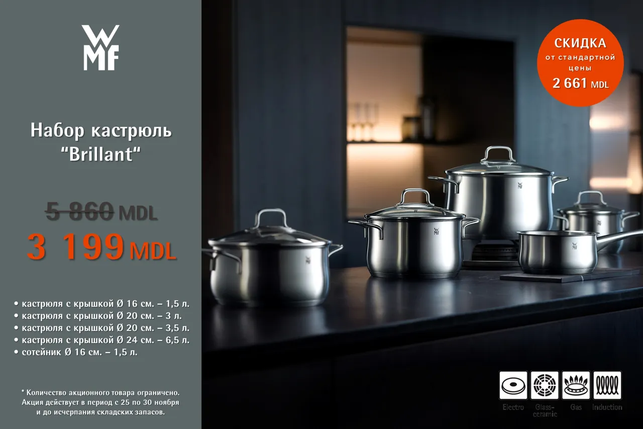 WMF & KitchenAid Black Week: скидки до 70%
