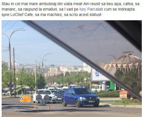 Примэрия считает, что причинами заторов в Кишиневе послужили дорожные работы