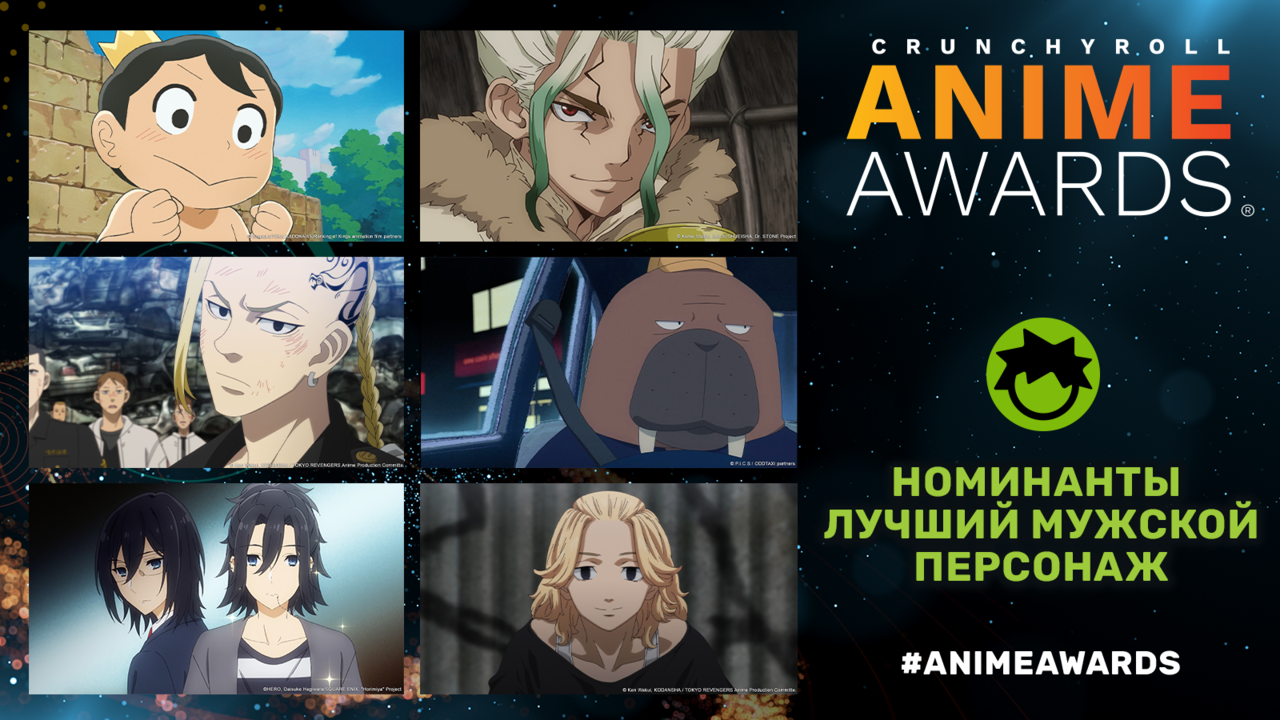 Crunchyroll объявил номинантов на шестую ежегодную премию Anime Awards
