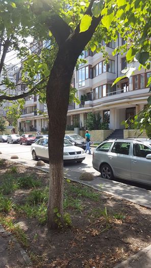 Evgheni Șevciuk, surprins pe o stradă din centrul Chișinăului