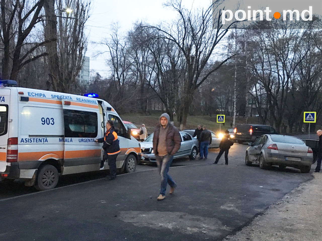 Момент столкновения двух легковушек на Буюканах попал на видео