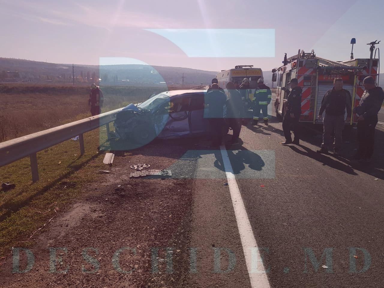 В Оргееве фура врезалась в легковушку