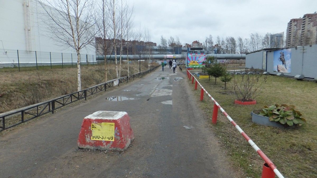 В России дорогу отремонтировали при помощи Фотошопа