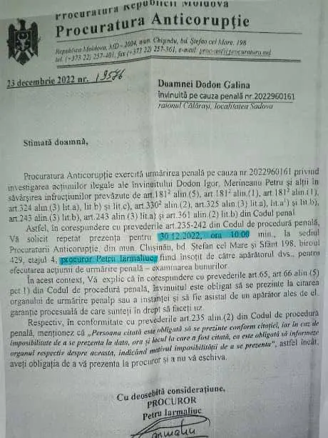 Додон сообщил, что его мать вновь вызвали в Прокуратуру