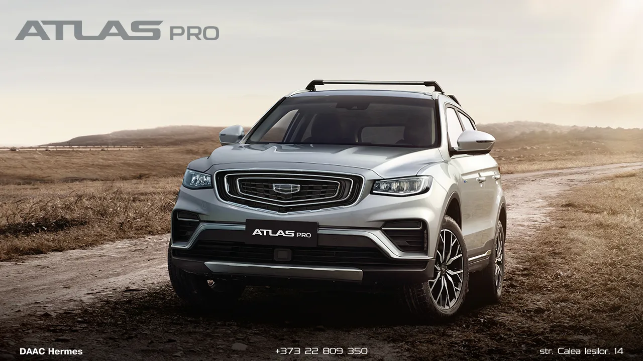 Geely выводит на рынок Молдовы свой гиперсовременный семейный кроссовер нового поколения