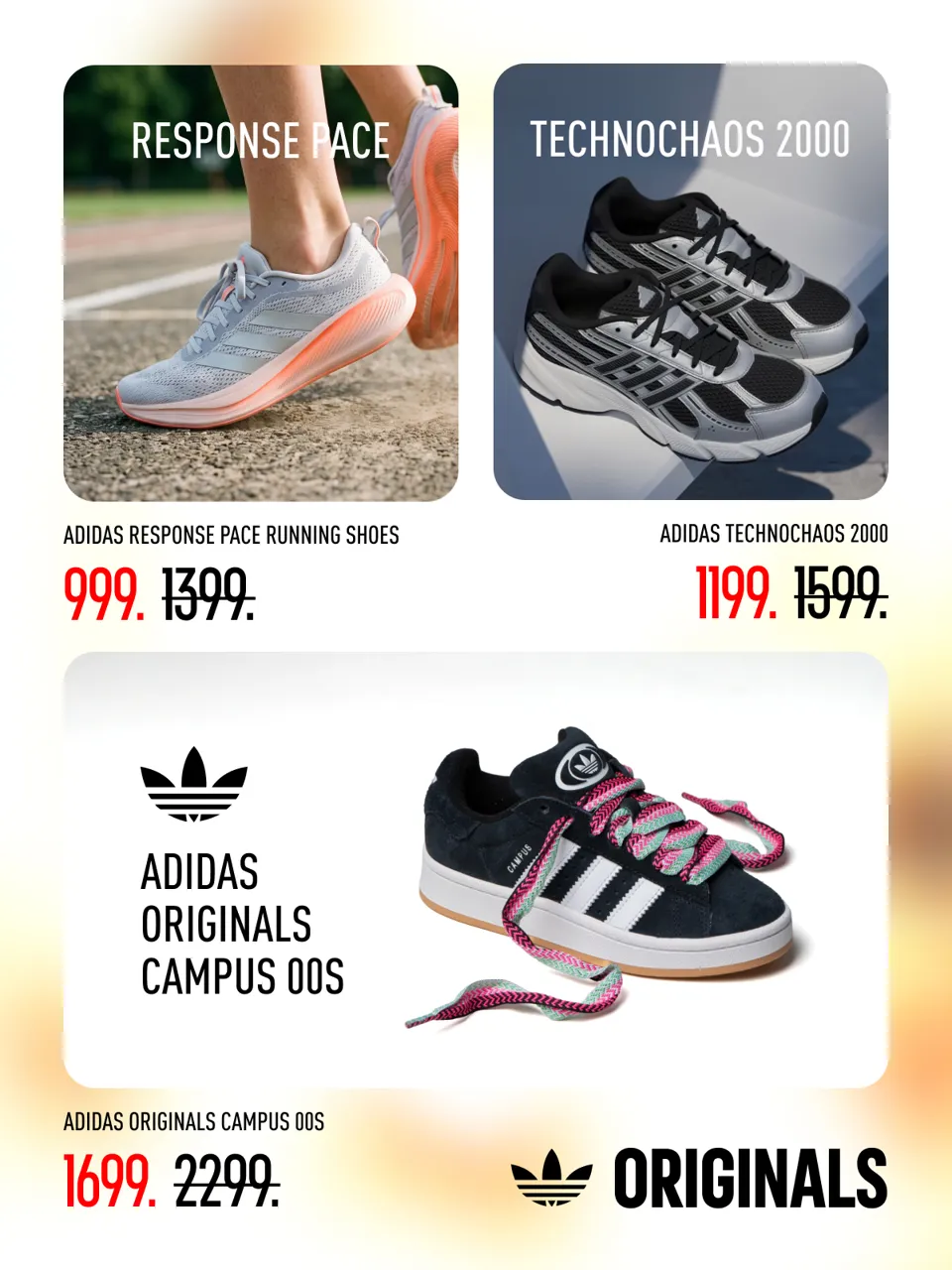 Adidas: Готовые образы со скидками до 50%