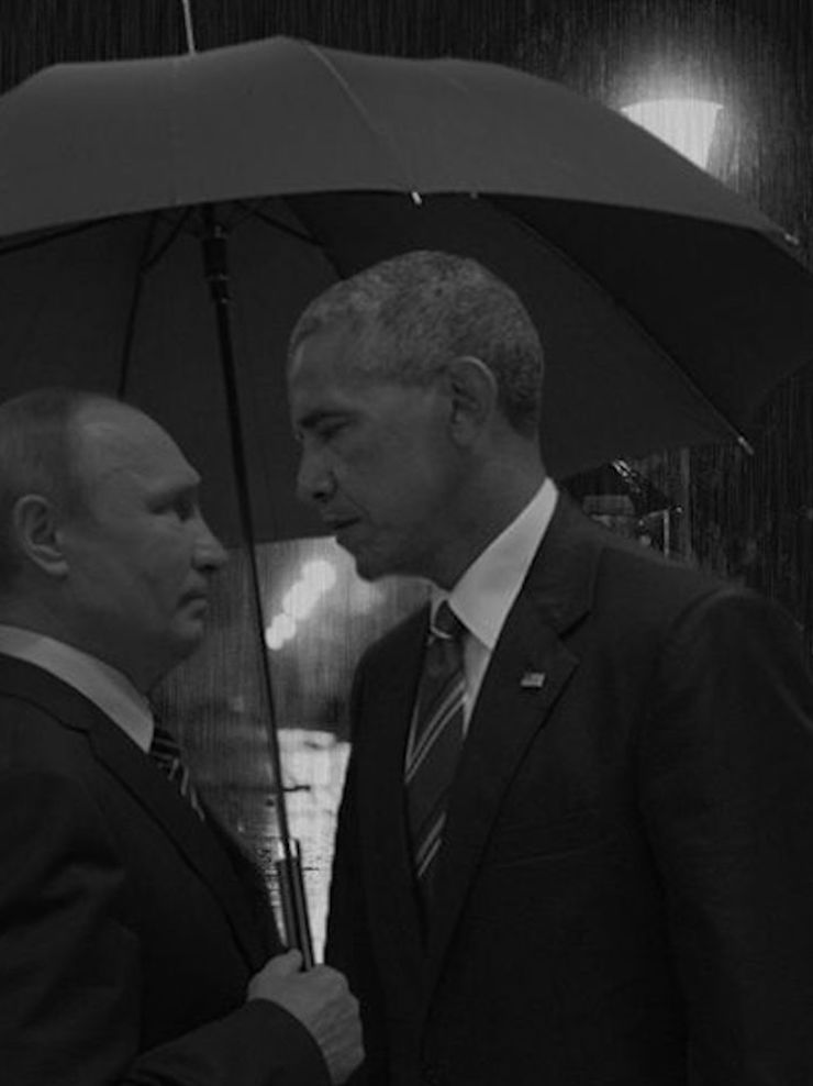 Холодный взгляд Путина и Обамы на G20 стал мемом