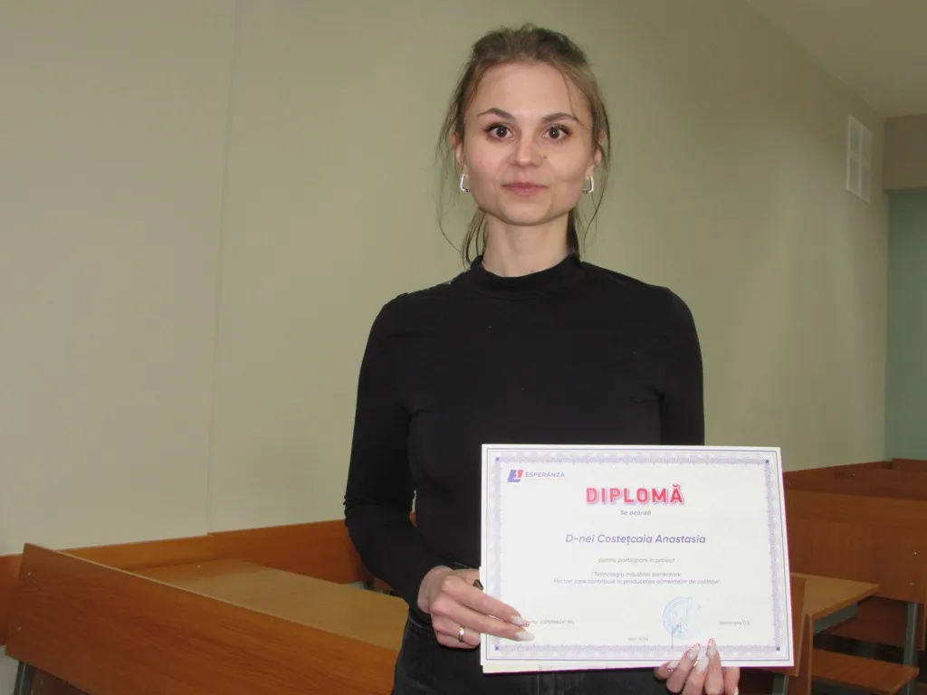 Esperanza помогает готовить технологов пищевой промышленности