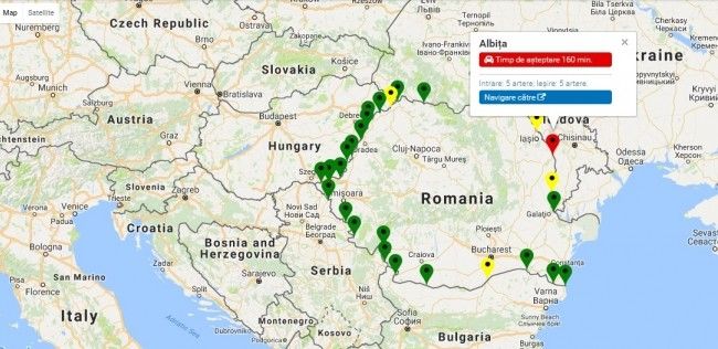 На таможне Албица вновь образовались огромные пробки