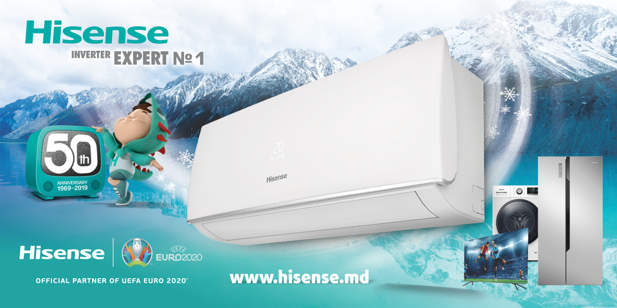 Hisense: высокотехнологичная китайская техника на рынке Молдовы ®