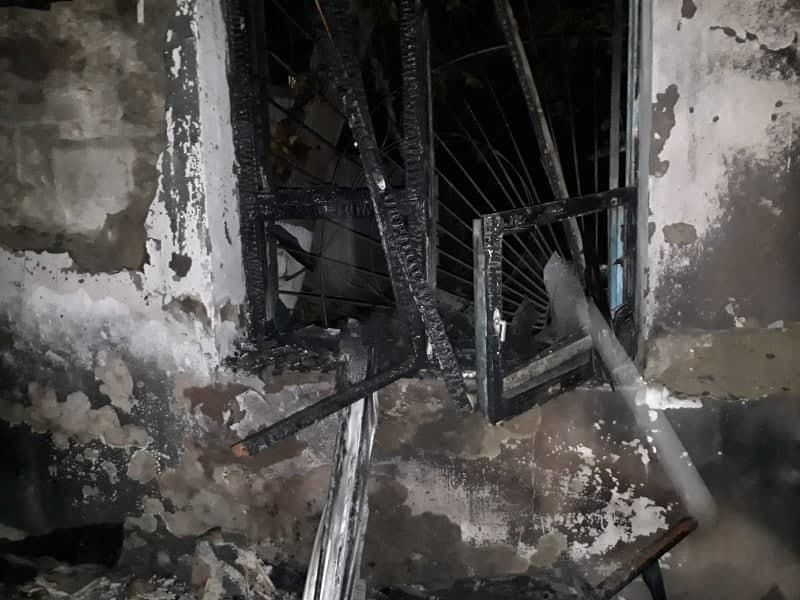 В Унгенах возле здания прокуратуры вспыхнул пожар