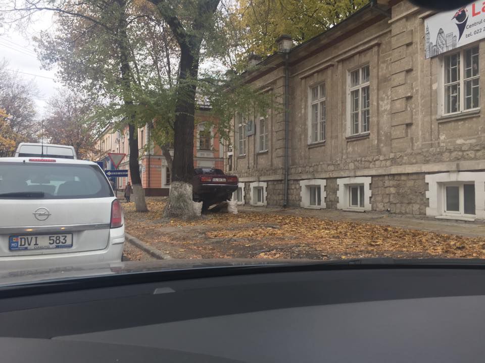 Ciudăţenia de lângă un bloc din Capitală