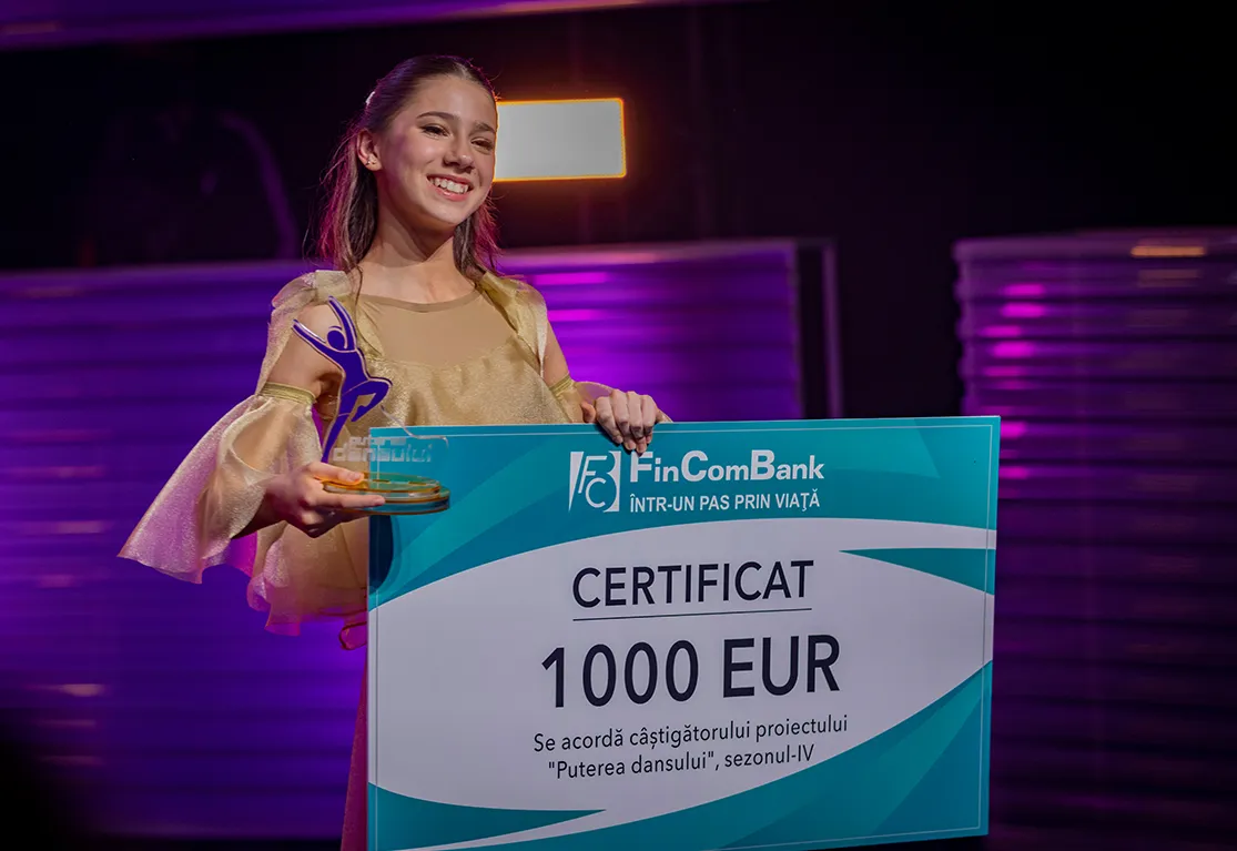 FinComBank искренне поздравляет финалистов проекта «Puterea Dansului»