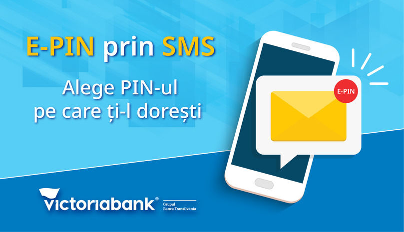 Victoriabank: Выберите предпочтительный PIN-код бесплатно ®