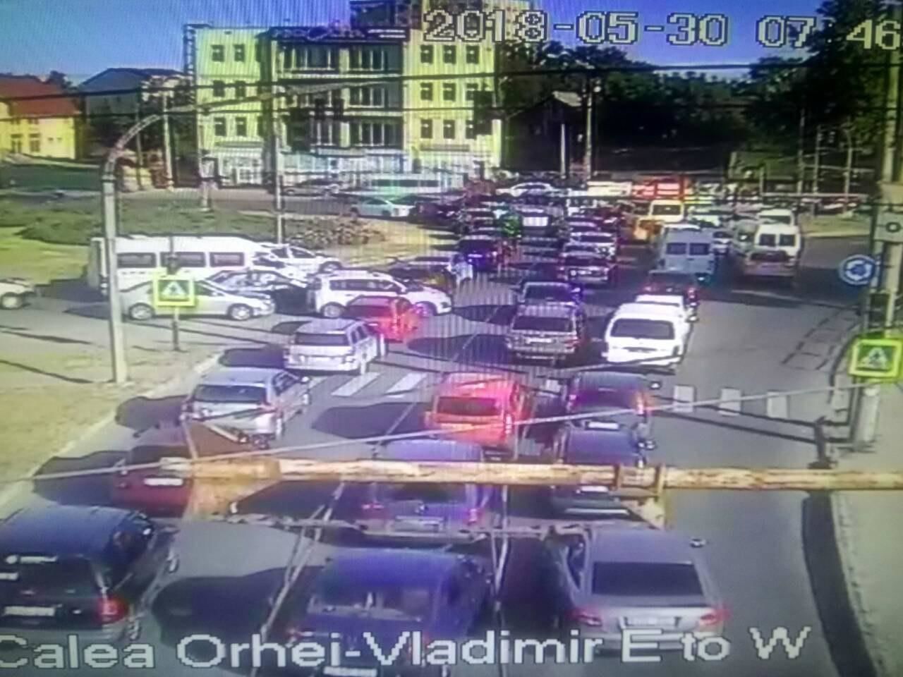 Служба InfoTrafic сообщила об улицах Кишинева с затрудненным движением