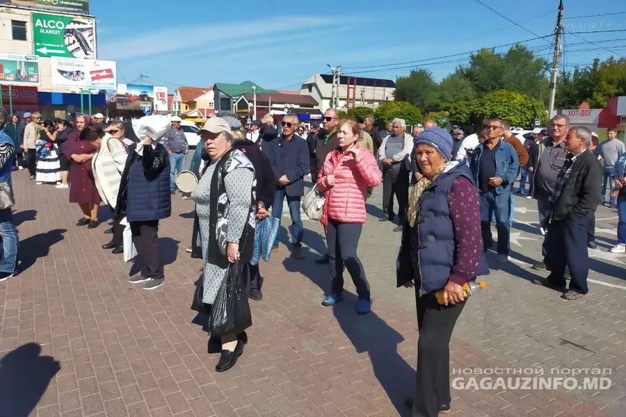 Акция протеста в Комрате: протестующие написали письмо Эрдогану