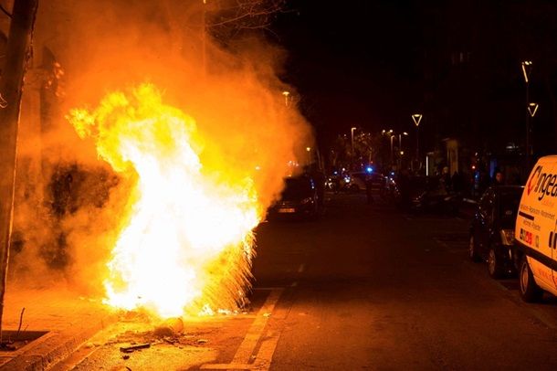 Протесты в Барселоне: 27 пострадавших