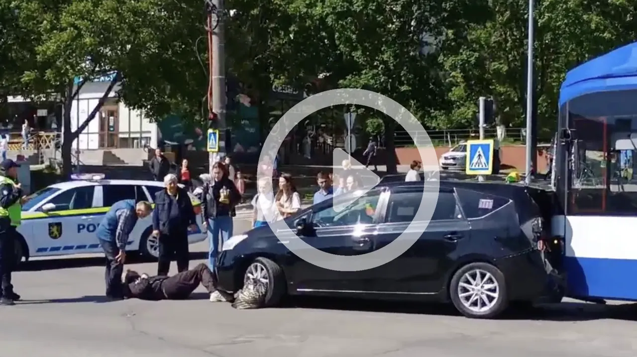 В Кишиневе на Чеканах в цепном ДТП пострадал пешеход