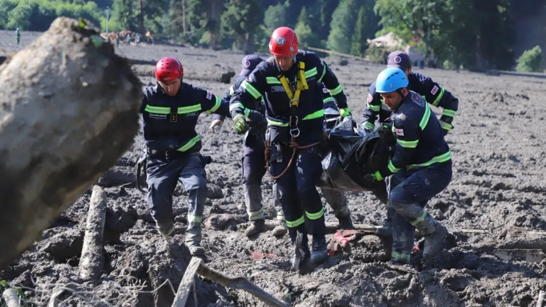 В Грузии из-за оползня количество погибших возросло до 31