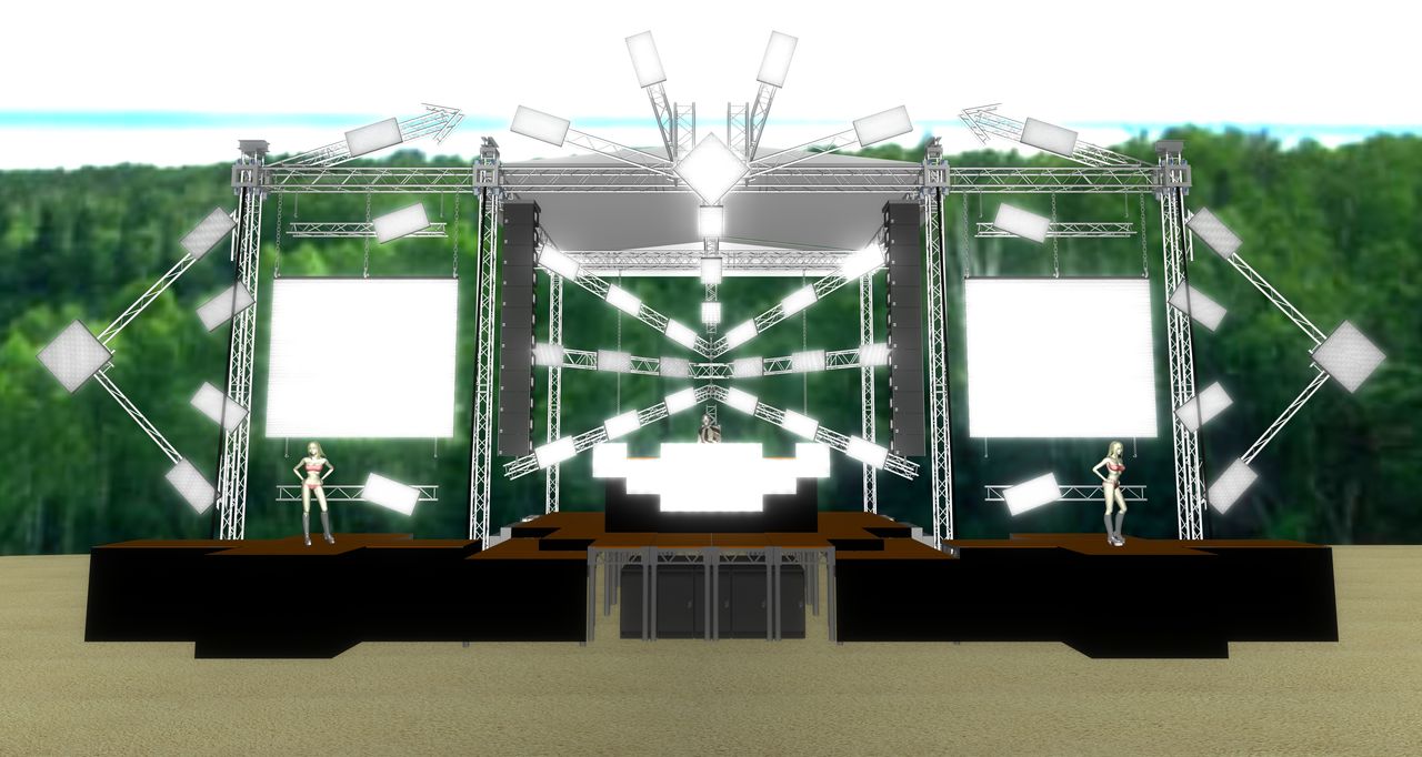Как будет выглядеть сцена фестиваля Fosfor ®
