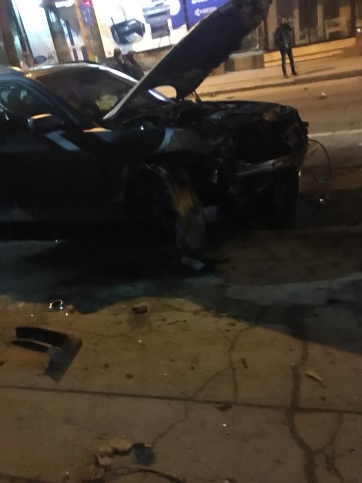 Accident grav în centrul Capitalei. Două mașini, făcute zob