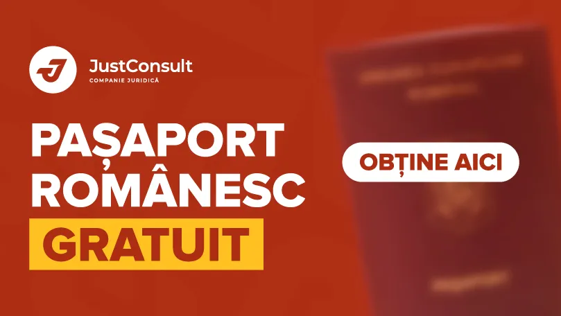 Câștigă pașaport românesc gratuit cu JustConsult