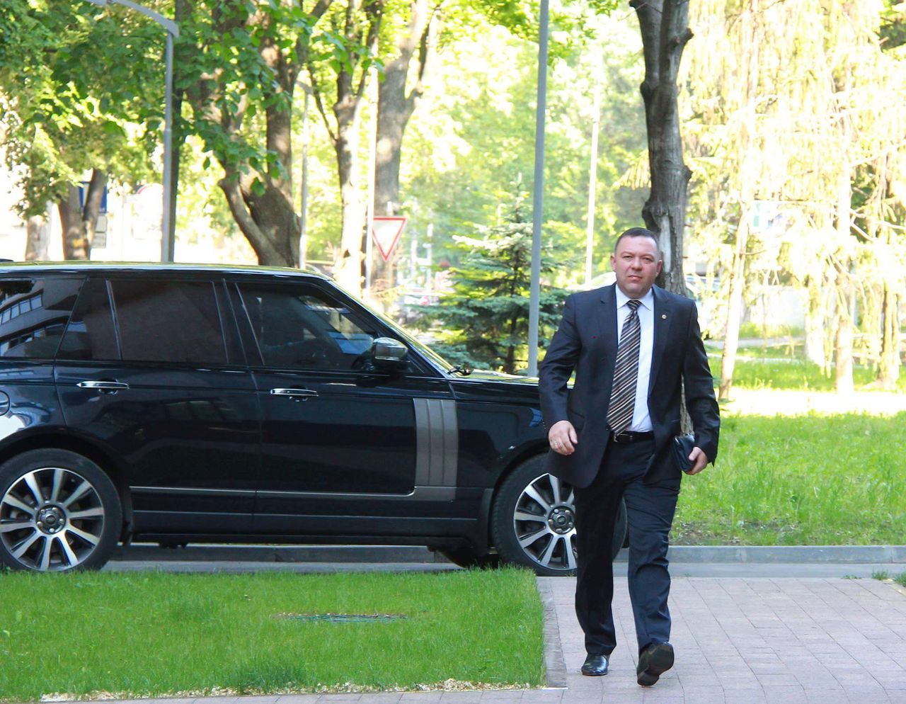 Mașina deputatului liberal Iurie Darda