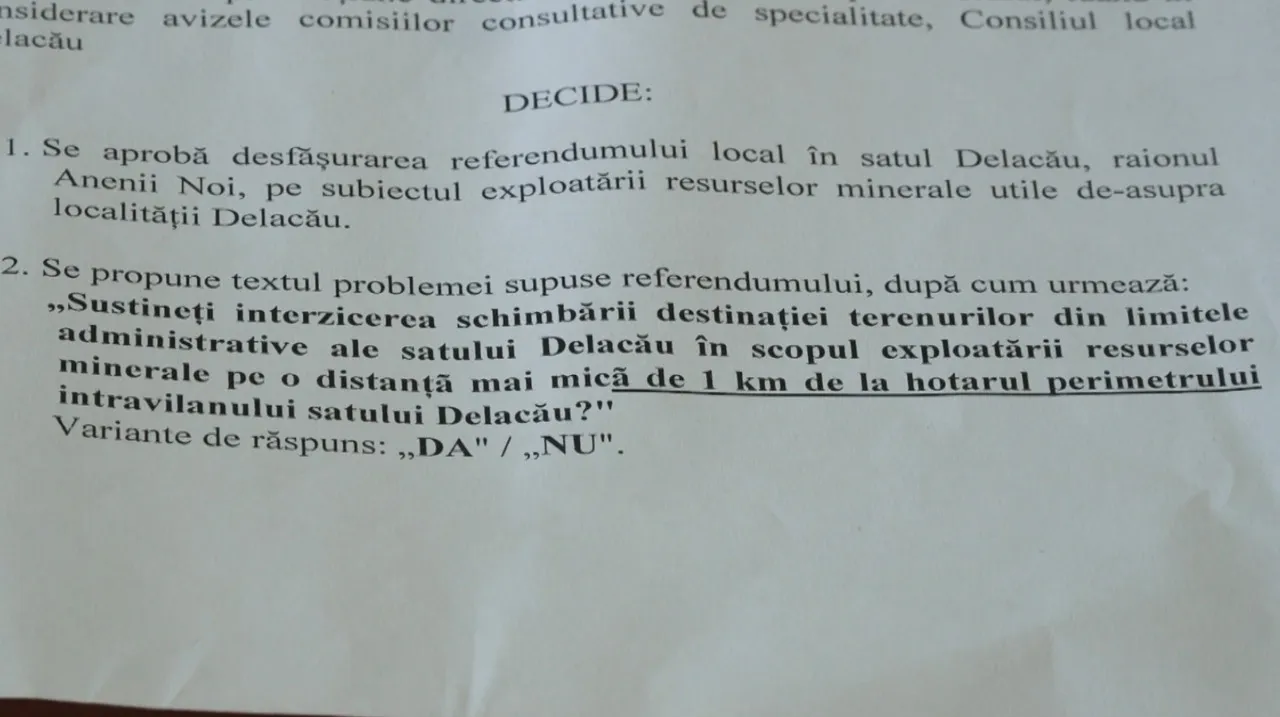 В Делакэу проведут референдум из-за планов открыть песчаный карьер